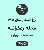 نرخ اشتغال محله زعفرانیه