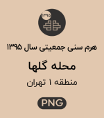 هرم سنی جمعیت محله گلها