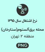 نرخ اشتغال محله برق آلستوم (ستارخان)