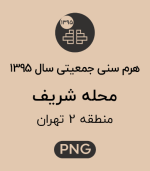 هرم سنی جمعیت محله شریف