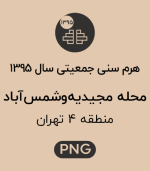 هرم سنی جمعیت محله مجیدیه و شمس آباد