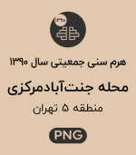 هرم سنی جمعیت (1390) محله جنت آباد مرکزی
