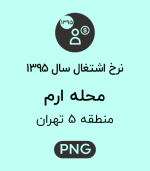 نرخ اشتغال محله ارم