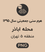 هرم سنی جمعیت محله اباذر