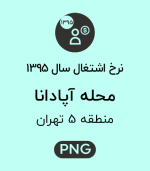 نرخ اشتغال محله آپادانا