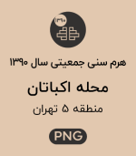 هرم سنی جمعیت (1390) محله اکباتان