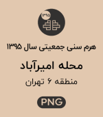 هرم سنی جمعیت محله امیرآباد
