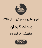 هرم سنی جمعیت محله کرمان