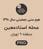 هرم سنی جمعیت (1390) محله استاد معین