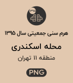 هرم سنی جمعیت محله اسکندری