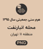 هرم سنی جمعیت محله انبارنفت