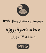 هرم سنی جمعیت محله قصرفیروزه