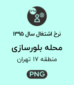نرخ اشتغال محله بلورسازی