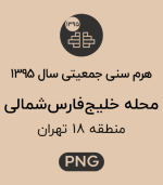 هرم سنی جمعیت محله خلیج فارس شمالی