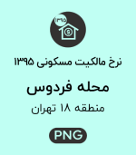 نرخ مالکیت مسکونی محله فردوس