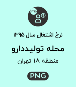 نرخ اشتغال محله تولید دارو