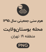 هرم سنی جمعیت محله بوستان ولایت