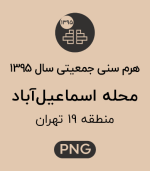 هرم سنی جمعیت محله اسماعیل آباد