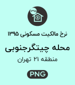 نرخ مالکیت مسکونی محله چیتگر جنوبی