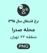 نرخ اشتغال محله صدرا
