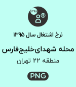 نرخ اشتغال محله دریاچه شهدای خلیج فارس