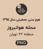 هرم سنی جمعیت محله هوانیروز