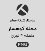 ساختار شبکه معابر محله کوهسار