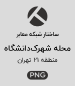 ساختار شبکه معابر محله شهرک دانشگاه