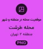 موقعیت محله طرشت