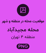 موقعیت محله مجید آباد